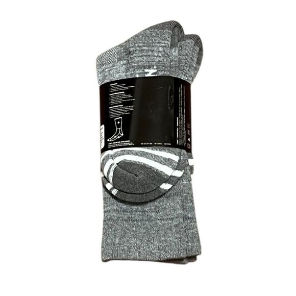 Harley-Davidson Heathered Gray All Weather Socks - 2 Pairs, Size M, NWT - Picture 2 of 6
